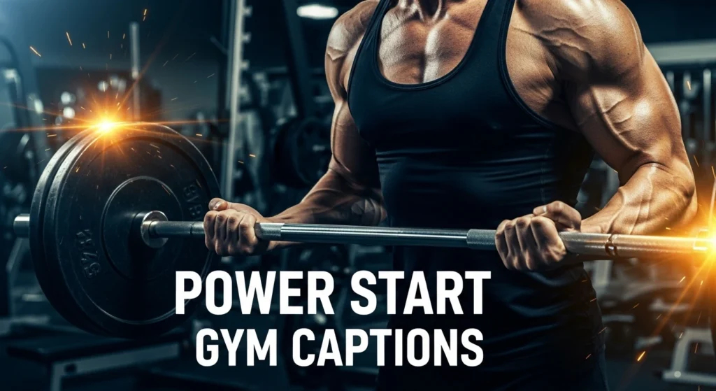 Power Start Gym Captions