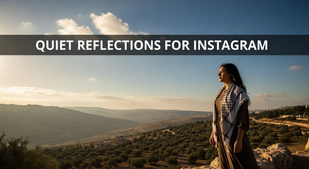 Quiet reflections for Instagram