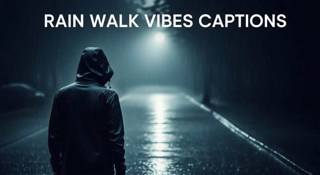 Rain Walk Vibes Captions