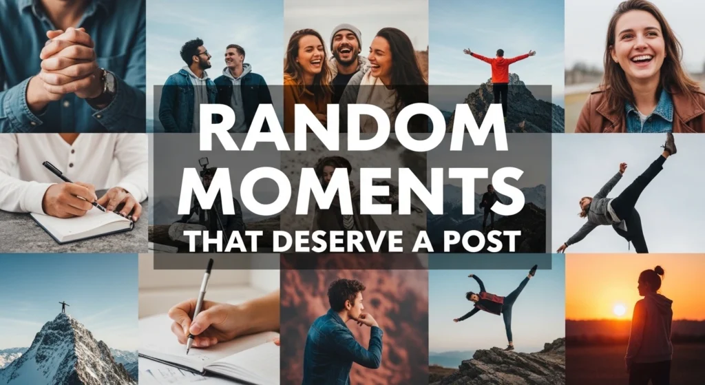Random Moments That Deserve a Post