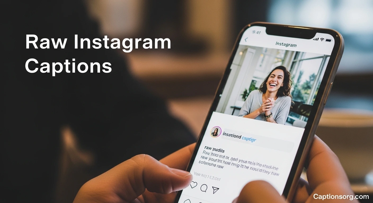 Raw Instagram Captions