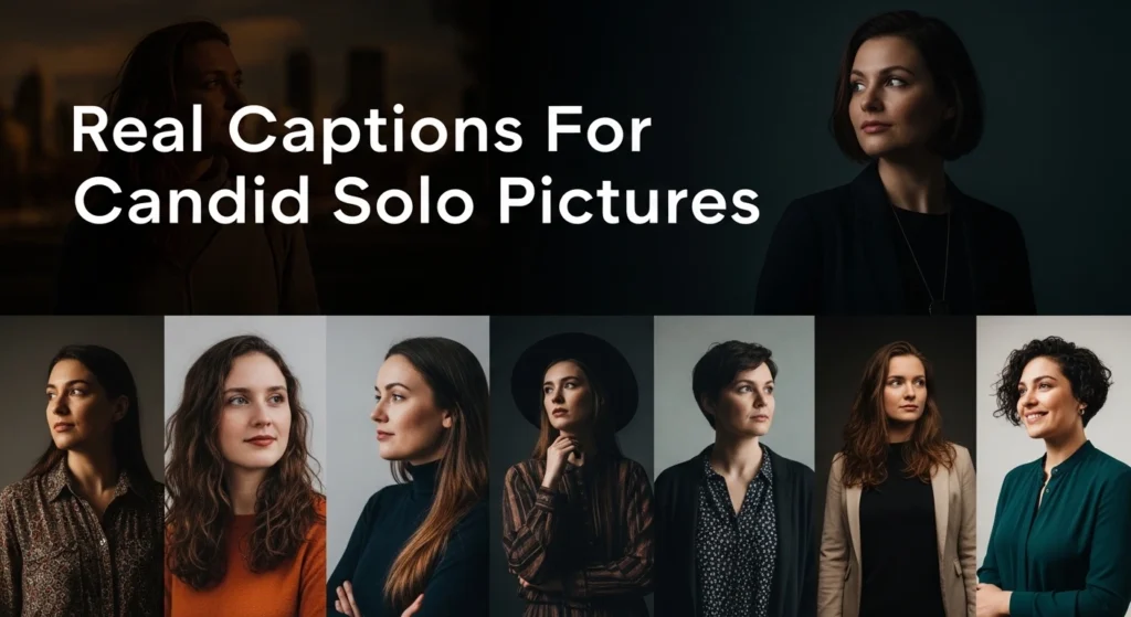 Real Captions For Candid Solo Pictures