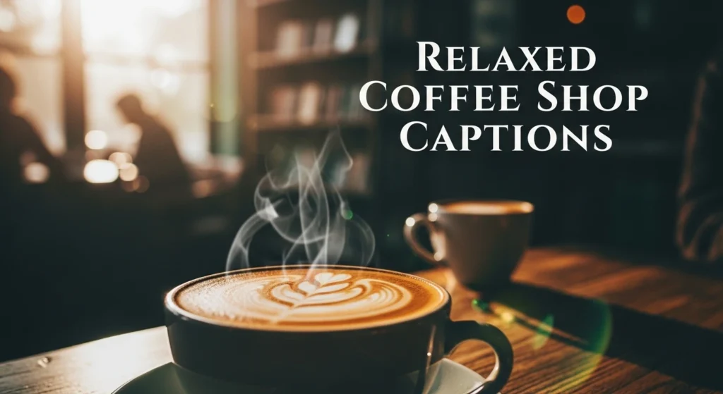 Relaxed Coffee Shop Captions