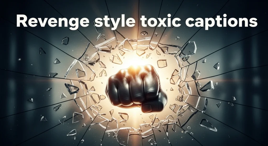 Revenge style toxic captions