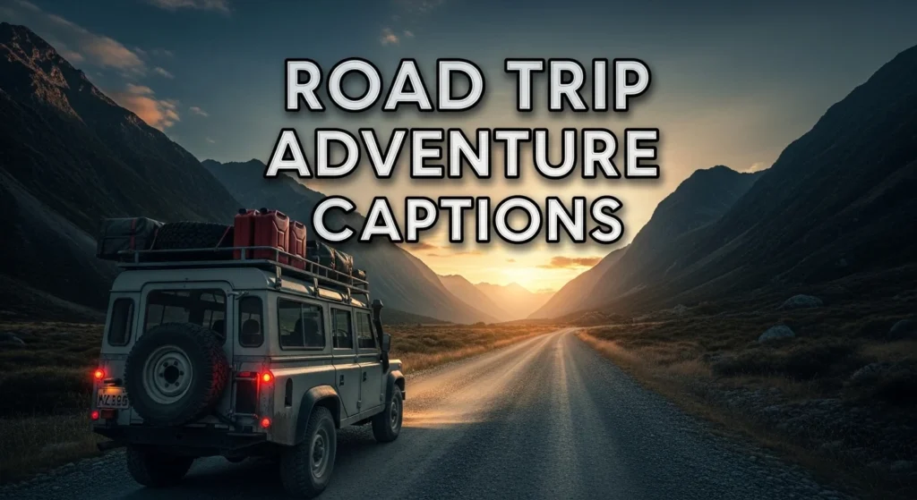 Road Trip Adventure Captions