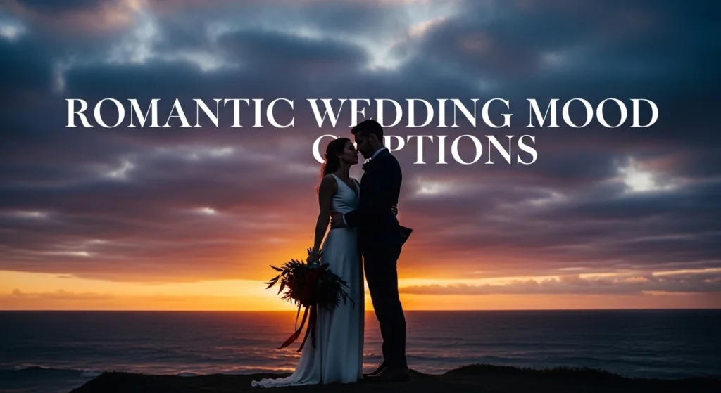 Romantic Wedding Mood Captions