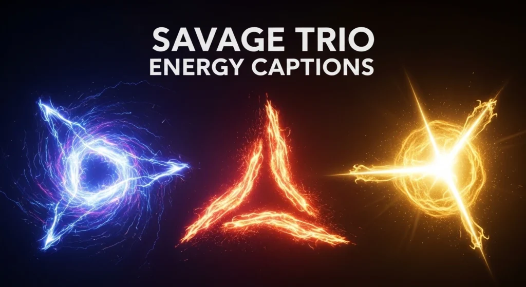 Savage Trio Energy Captions