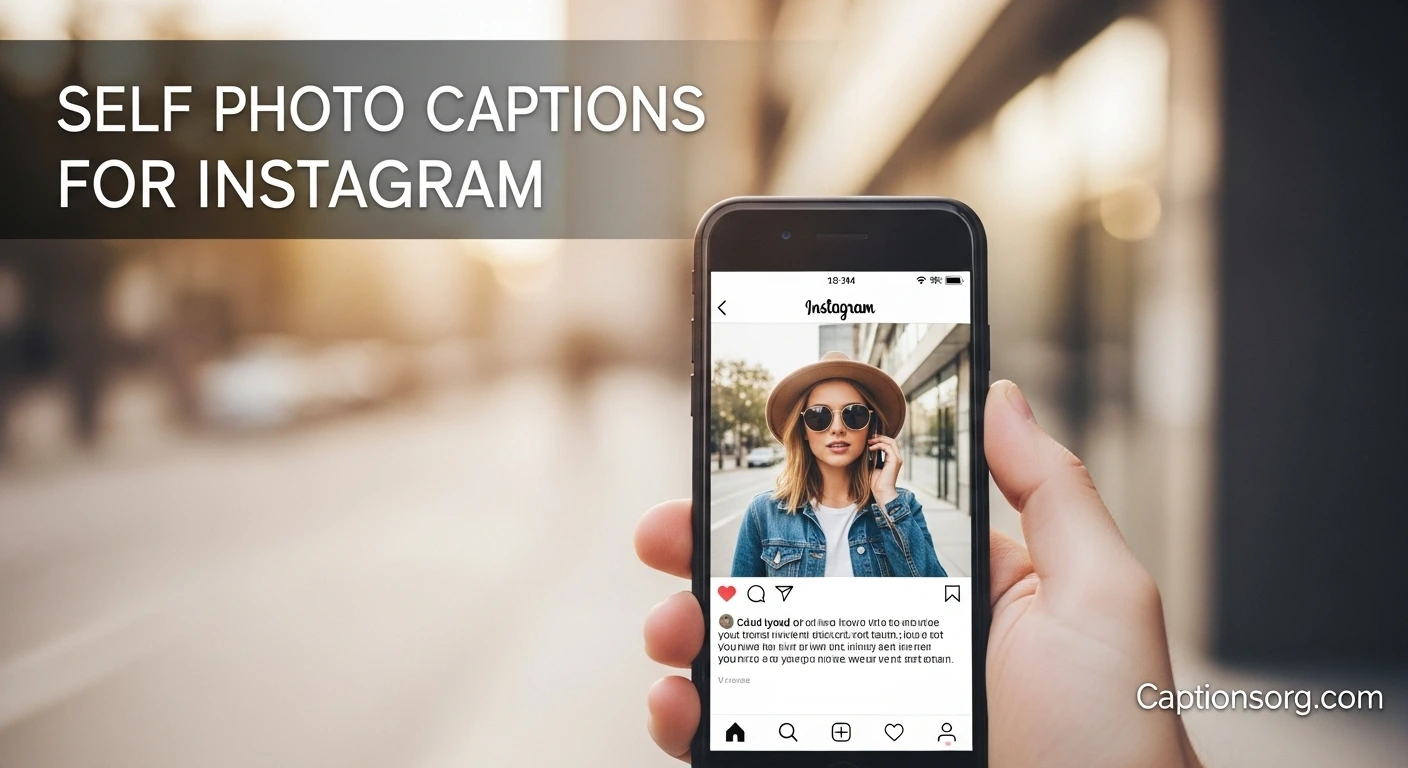 Self Photo Captions for Instagram
