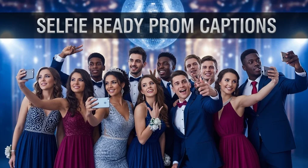 Selfie Ready Prom Captions