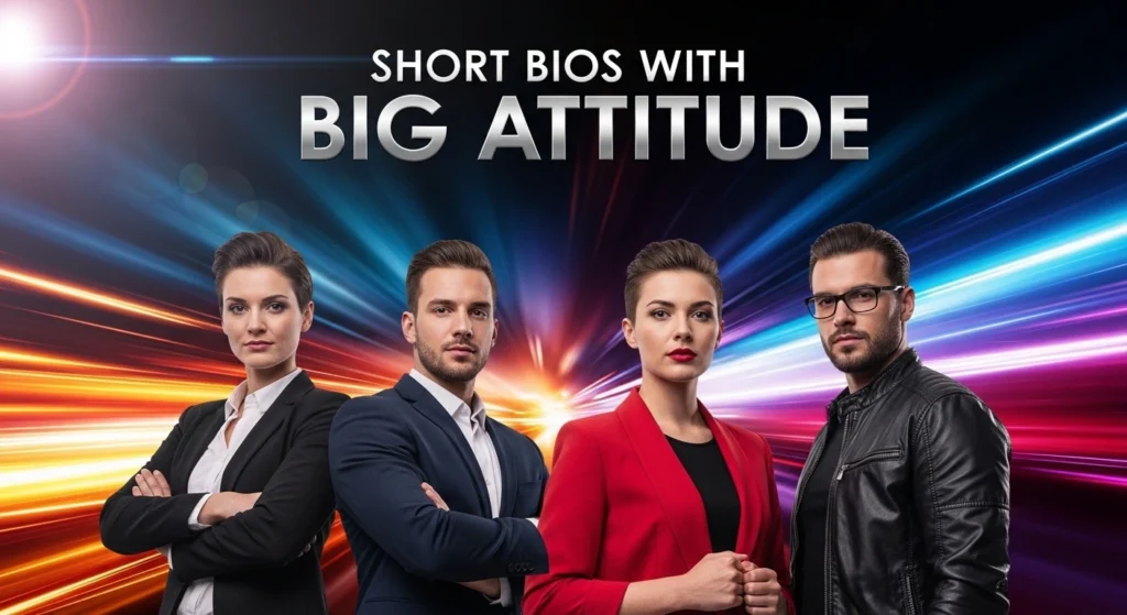 Short Bios With Big Attitude