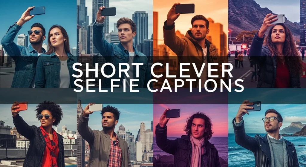 Short Clever Selfie Captions