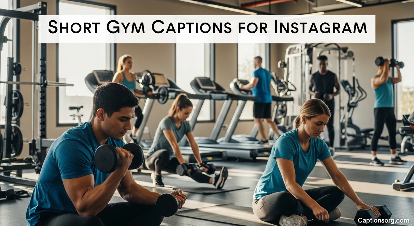 Short Gym Captions for Instagram