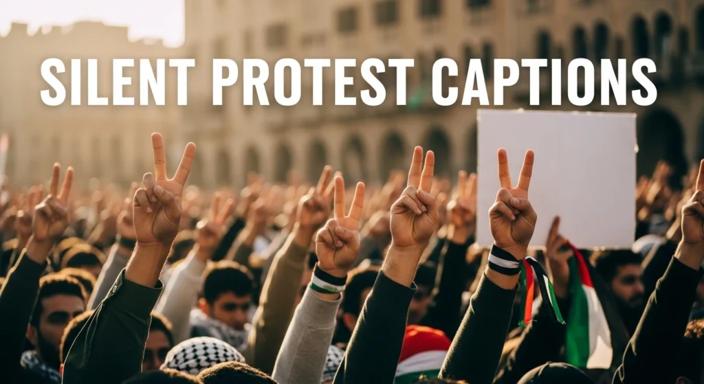Silent Protest Captions