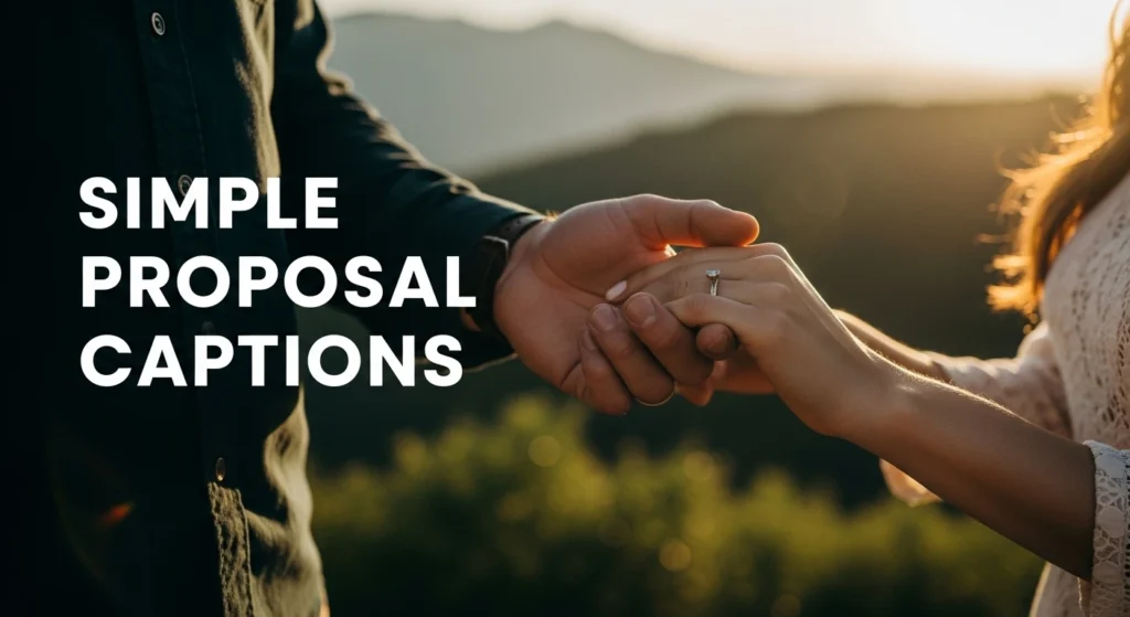 Simple proposal captions