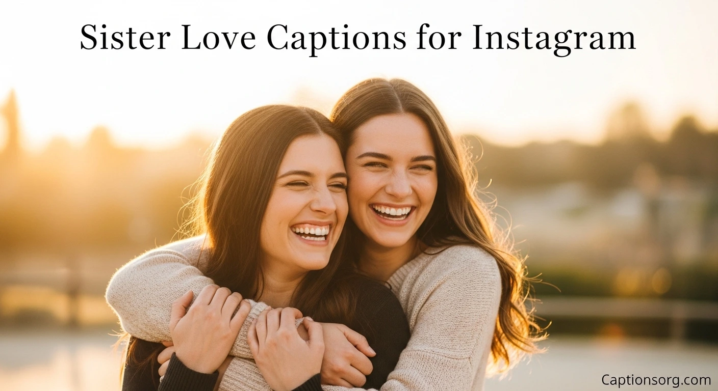 Sister Love Captions for Instagram