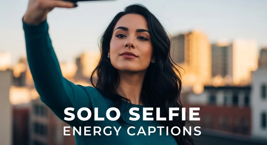 Solo Selfie Energy Captions