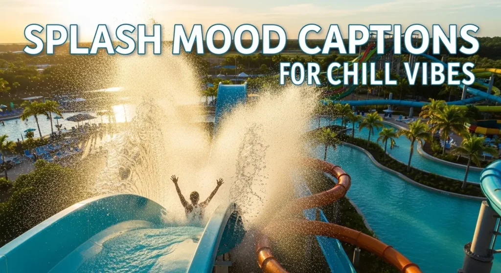 Splash Mood Captions for Chill Vibes