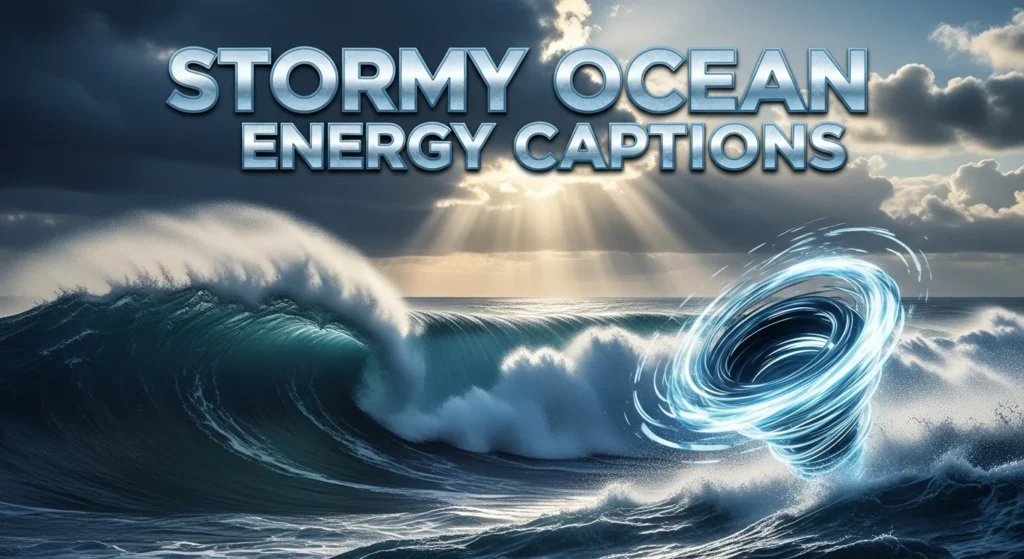 Stormy Ocean Energy Captions