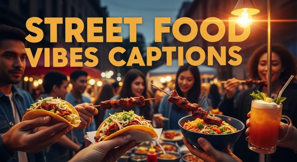 Street Food Vibes Captions