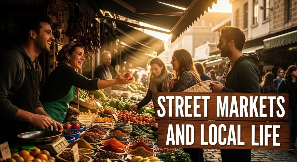 Street markets and local life