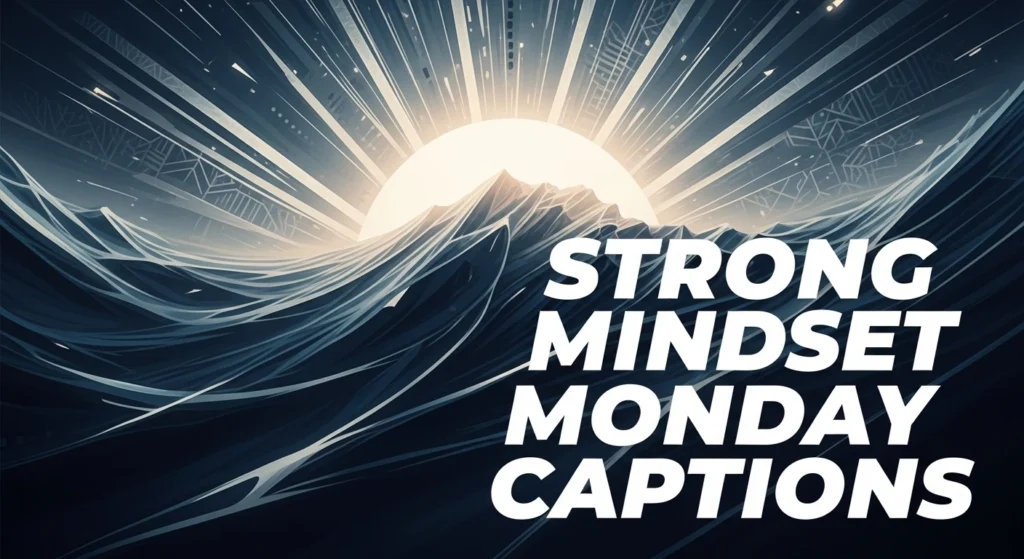 Strong Mindset Monday Captions