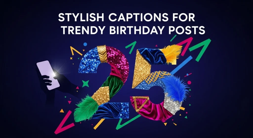 Stylish Captions for Trendy Birthday Posts