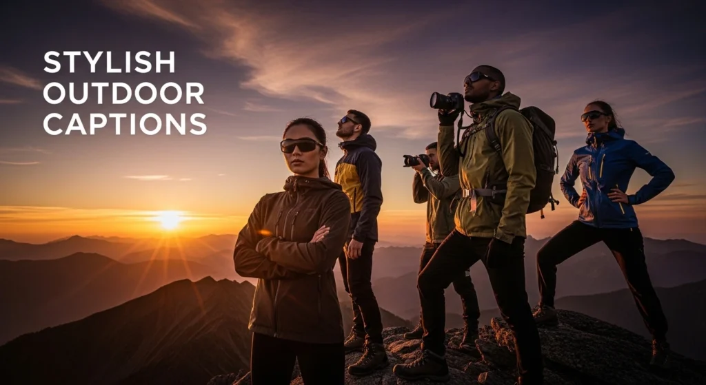 Stylish Outdoor Captions