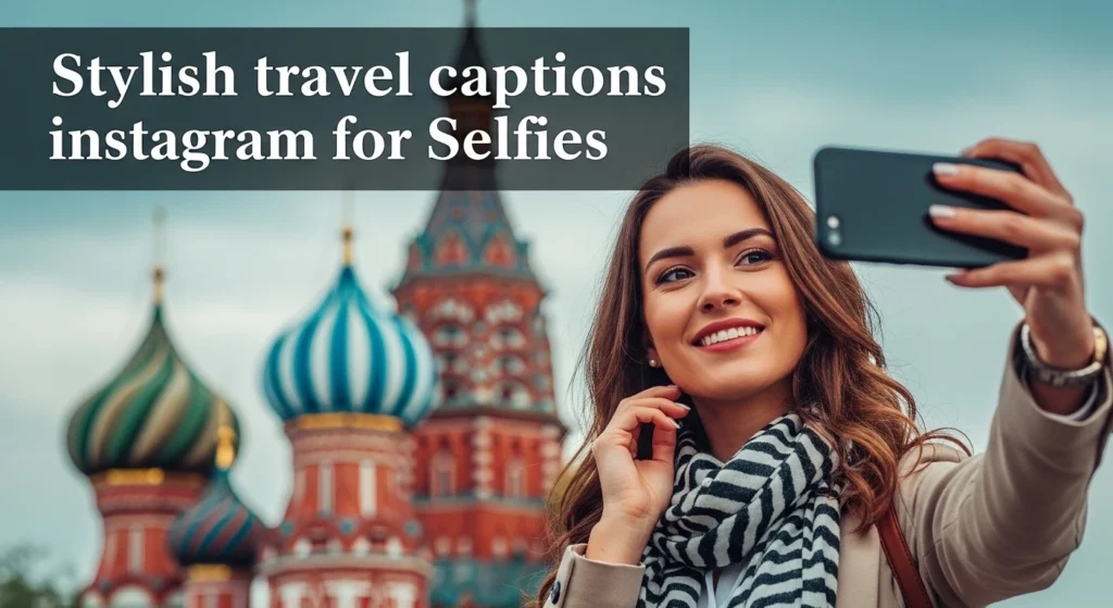 Stylish travel captions instagram for Selfies