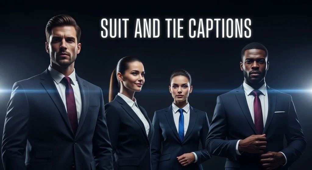 Suit and Tie Captions