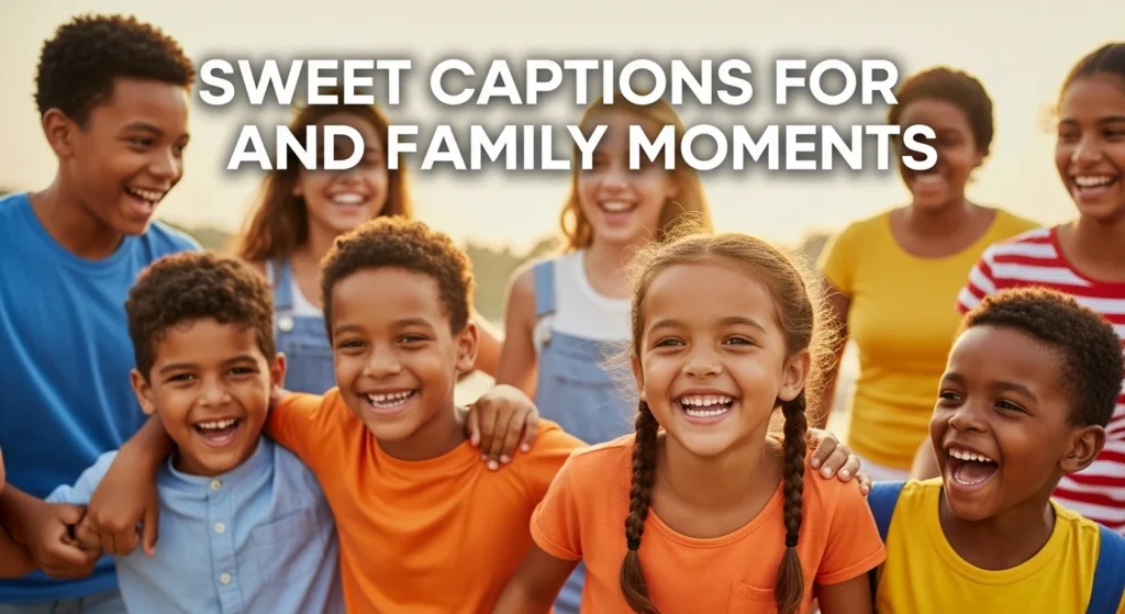 Sweet Captions for Kids and Family Moments