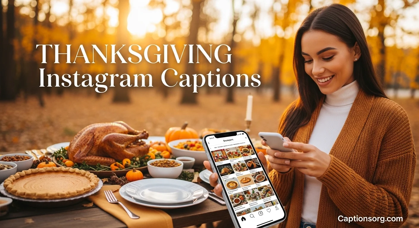 Thanksgiving instagram captions