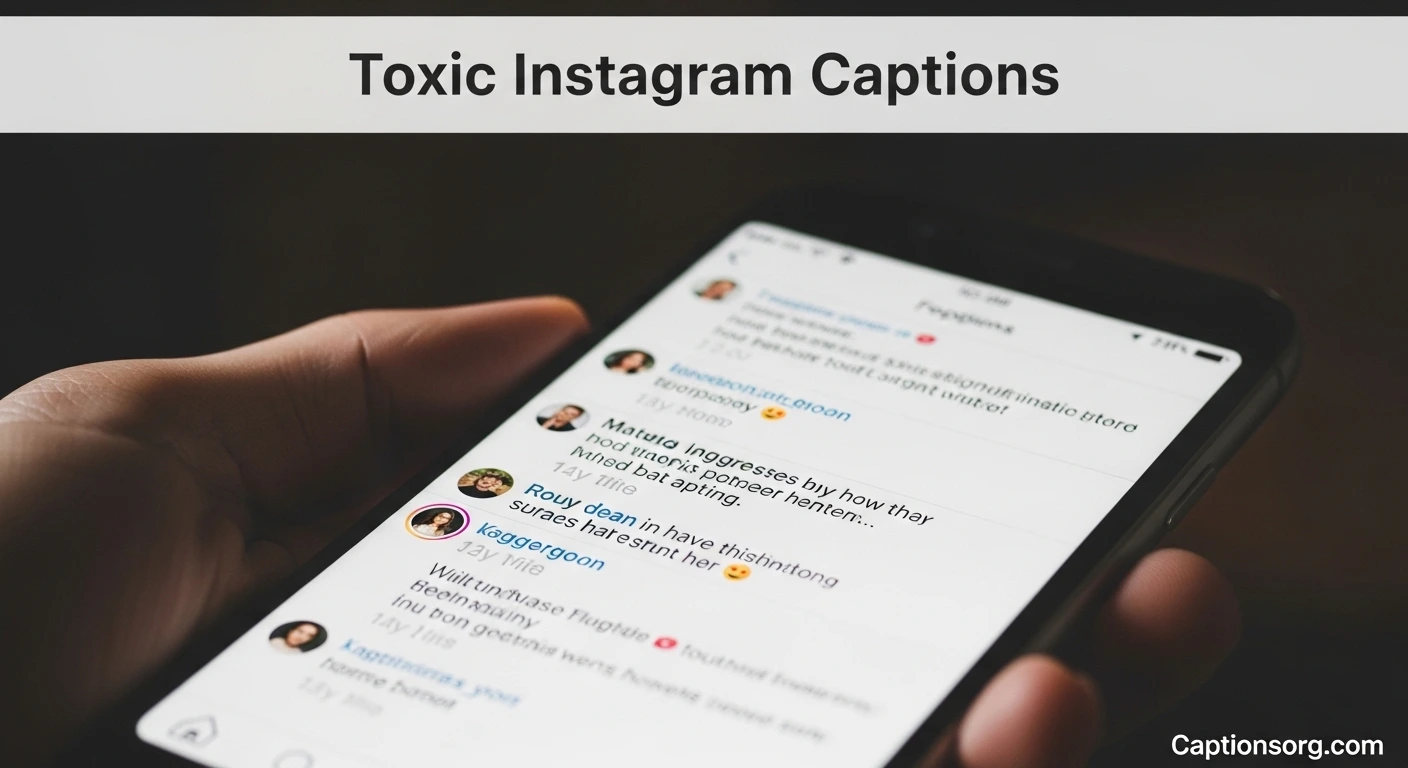 Toxic Instagram Captions
