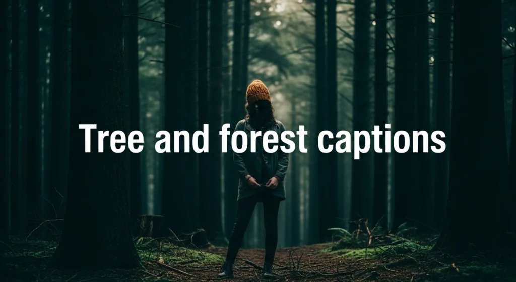 Tree and forest captions