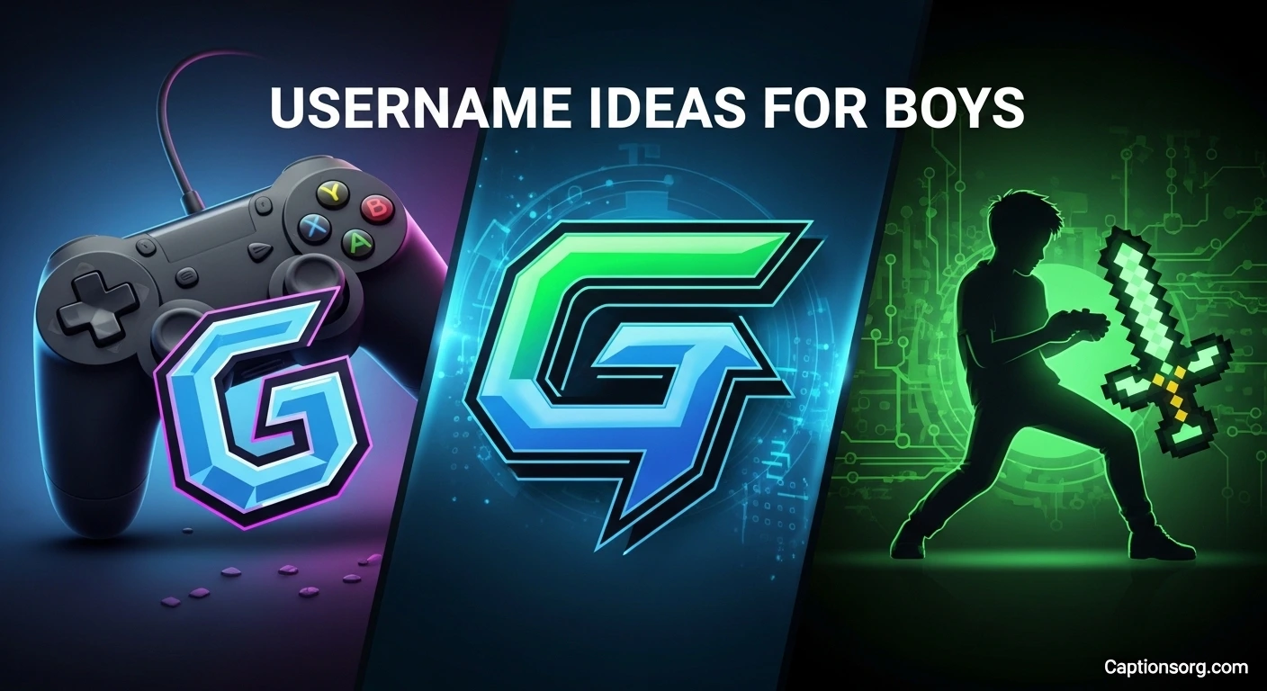 Username Ideas for Boys