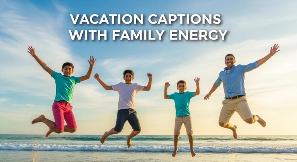 Vacation Captions With Family Energy