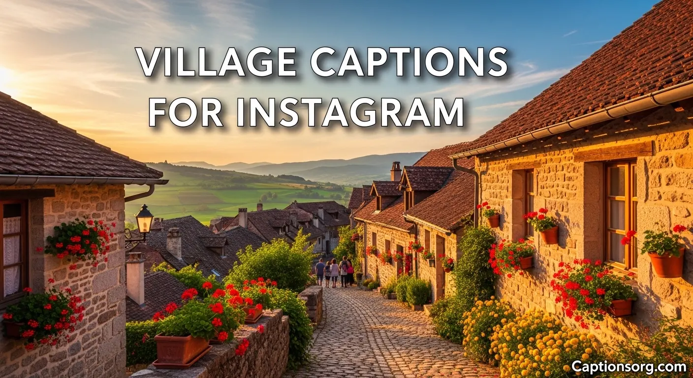 Village Captions for Instagram