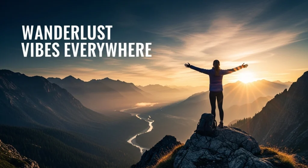 Wanderlust vibes everywhere