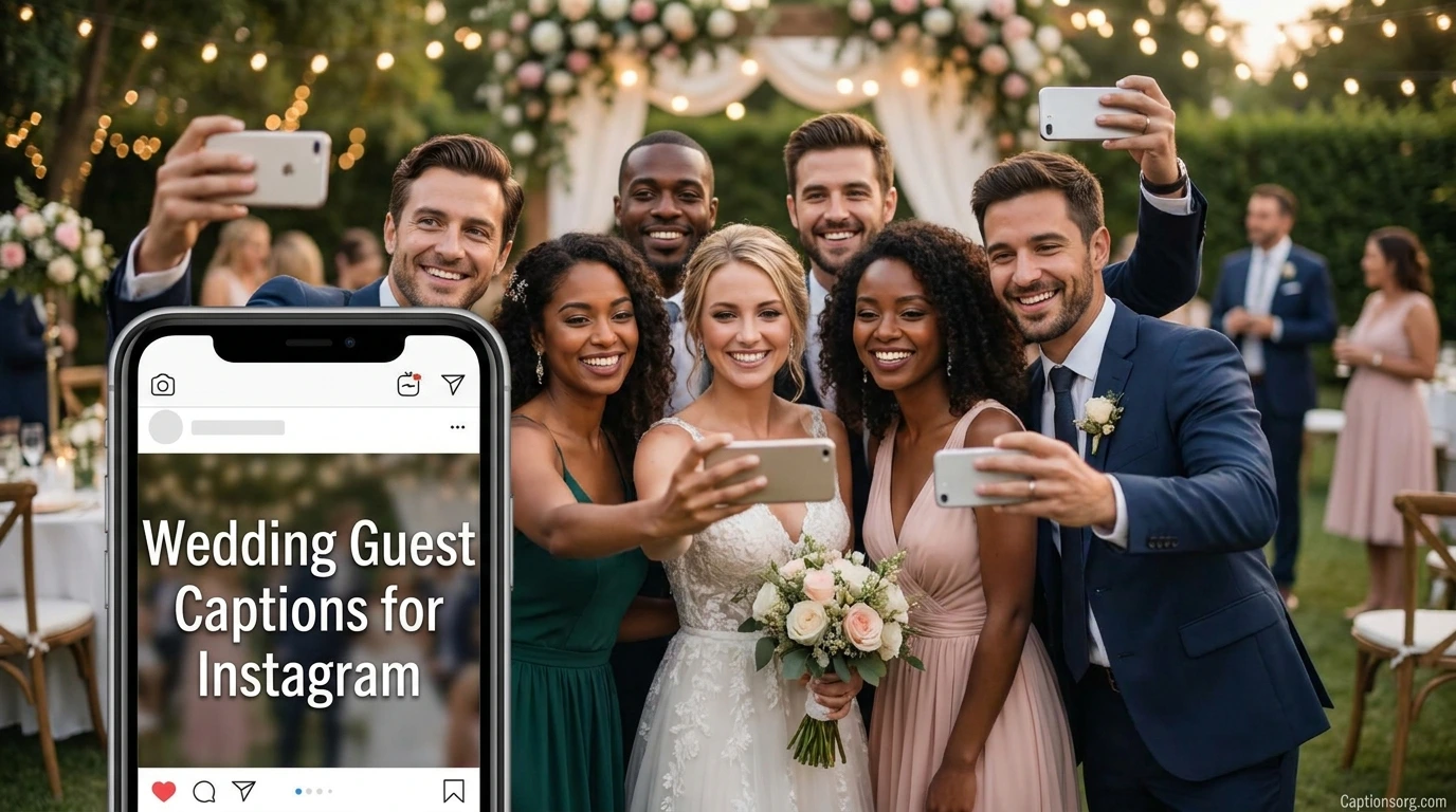 Wedding Guest Captions for Instagram