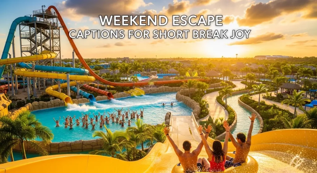 Weekend Escape Captions for Short Break Joy