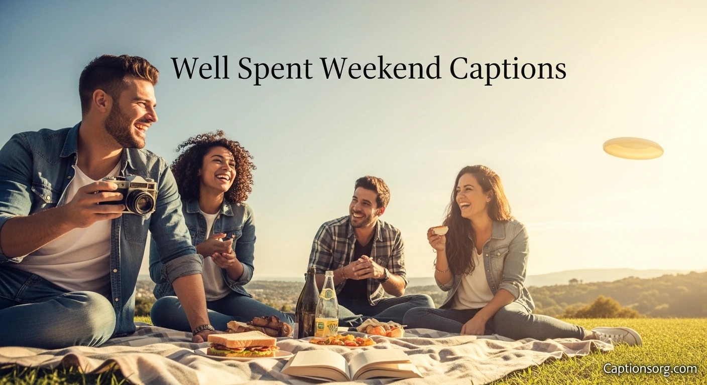 Well Spent Weekend Captions