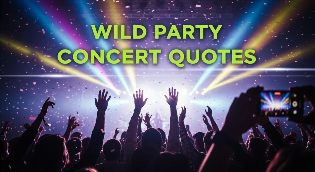Wild Party Concert Quotes