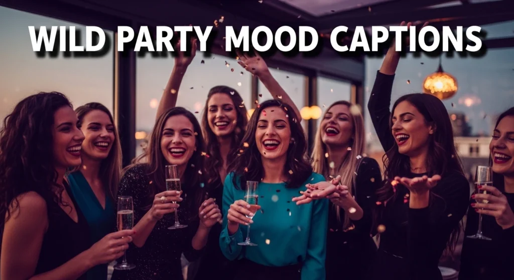 Wild Party Mood Captions