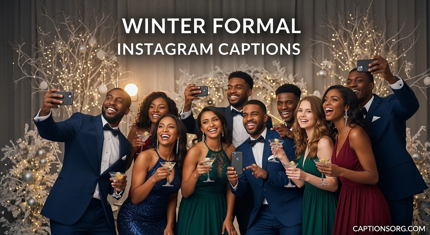 Winter Formal Instagram Captions
