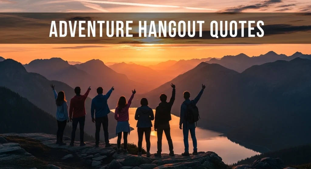 Adventure Hangout Quotes
