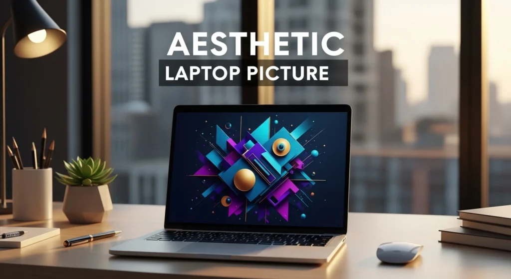 Aesthetic Laptop Picture Captions