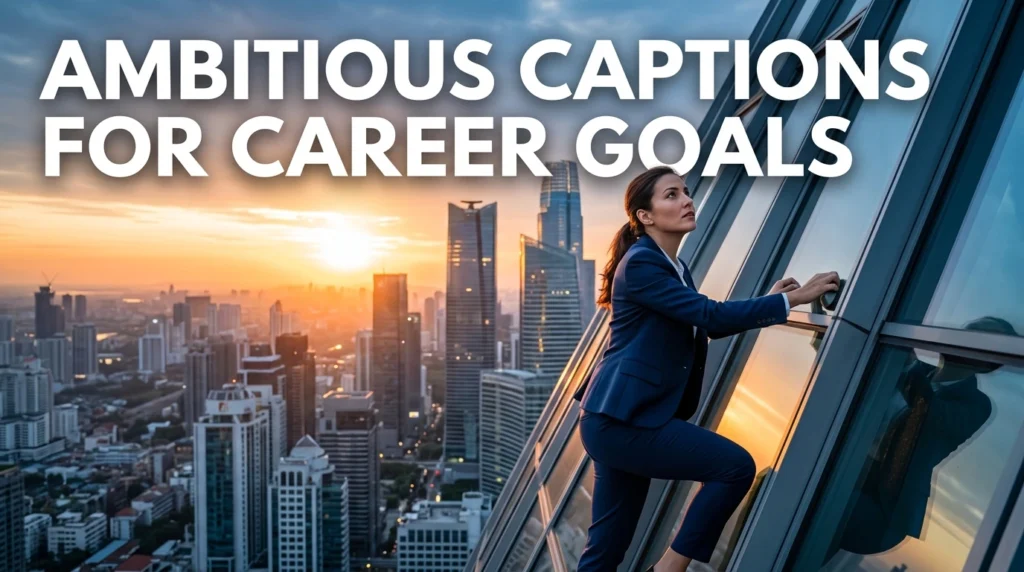Ambitious Captions For Career Goals