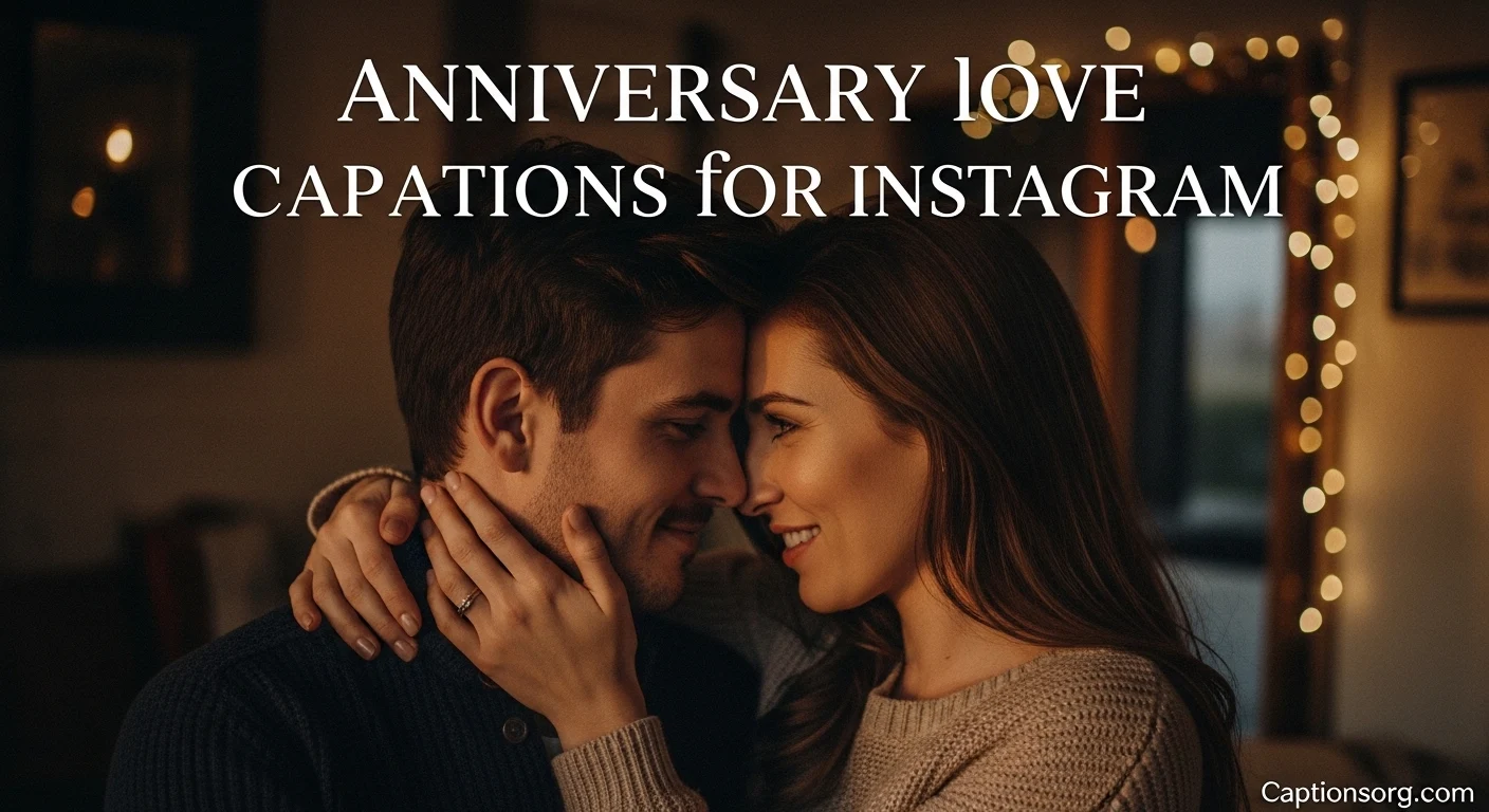 Anniversary love captions for instagram