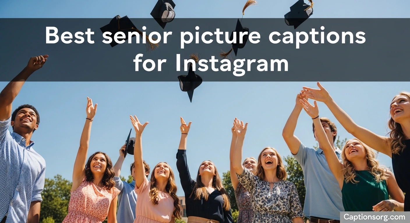 Best senior picture captions for instagram