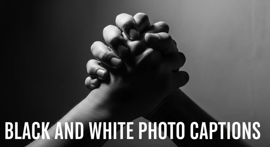 Black and White Photo Captions