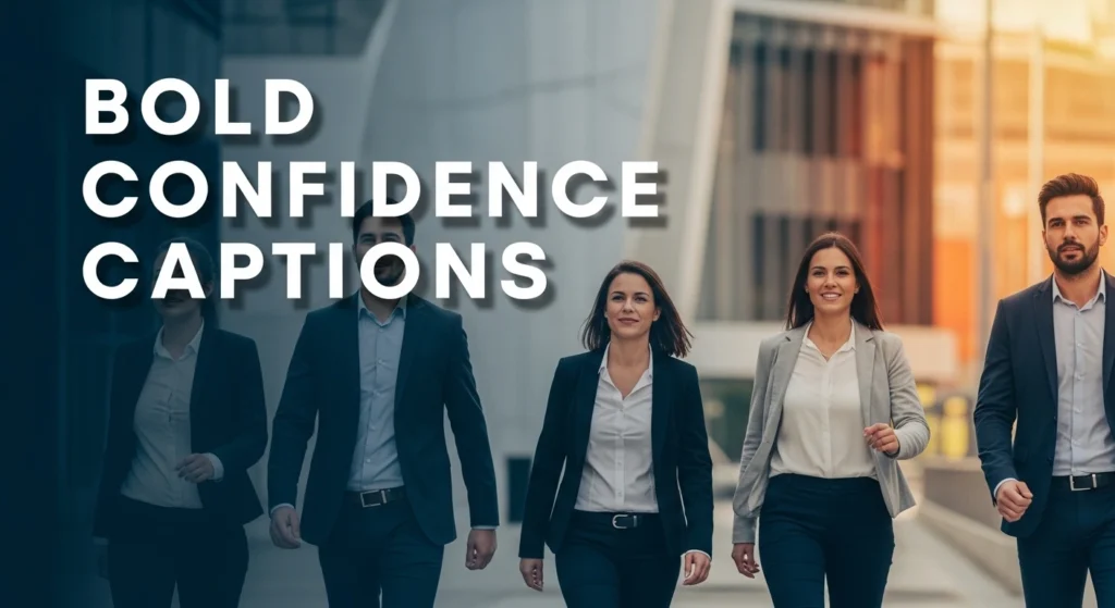 Bold Confidence Captions
